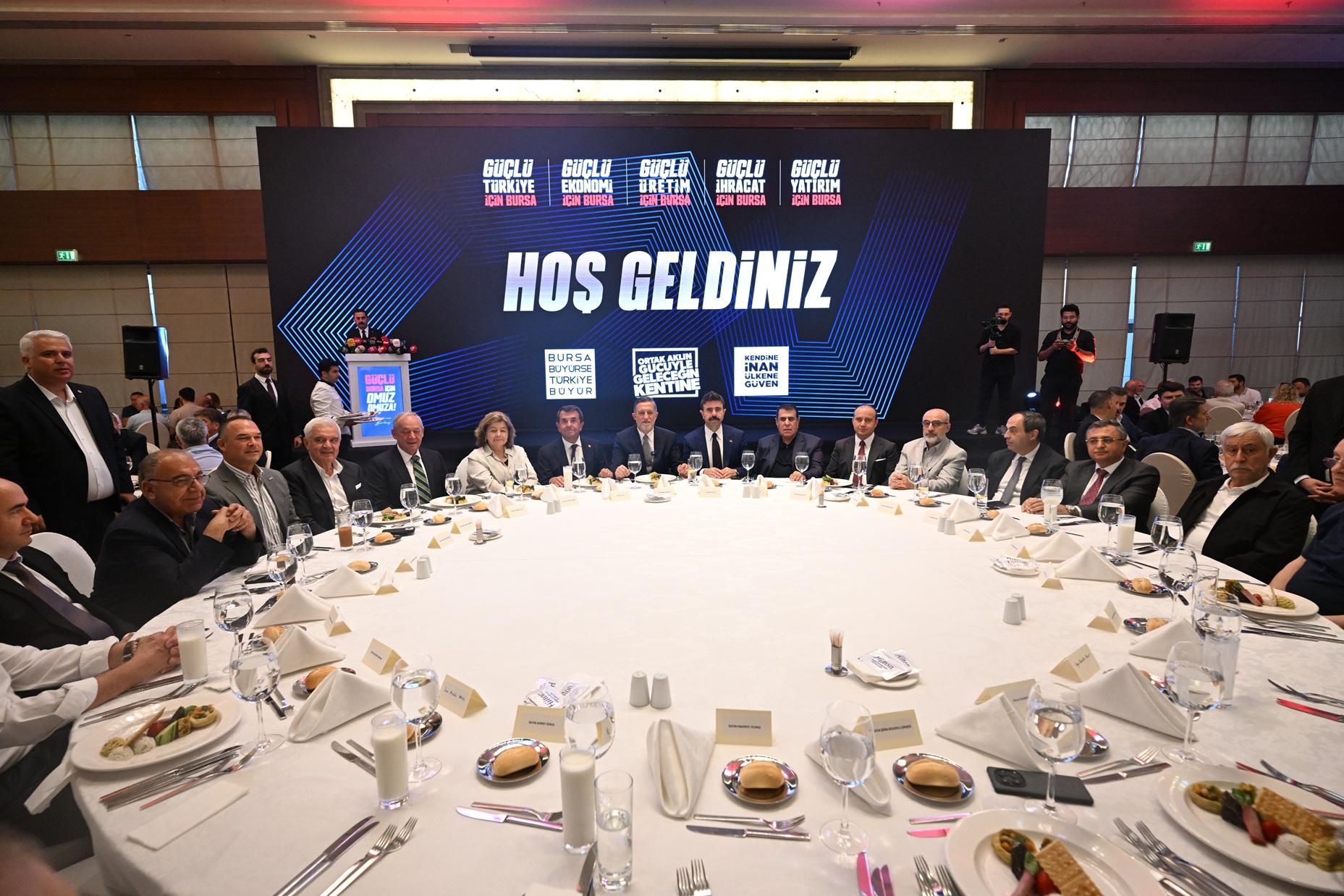Başkan Burkay Bursa Ekonomisi İçin Tarihi Projeler Açıkladı