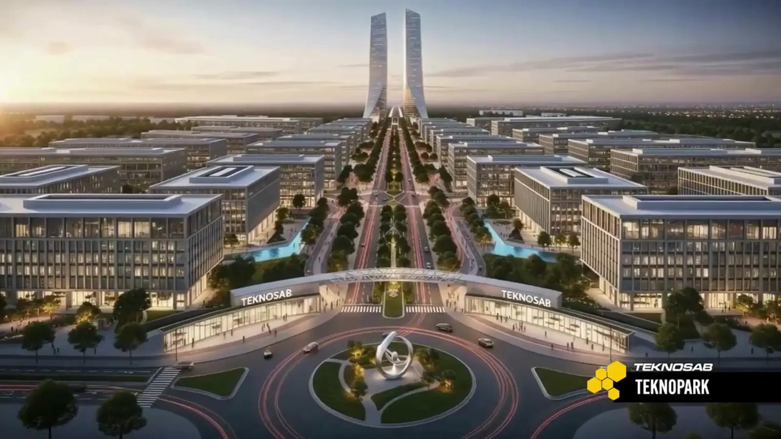 TEKNOSAB Teknopark bölgesinin görünümü